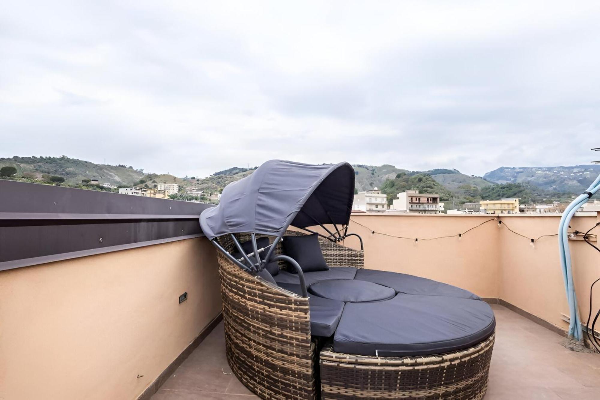 Romantico Monolocale Veranda Privata Vista Mare Reggio di Calabria Kültér fotó